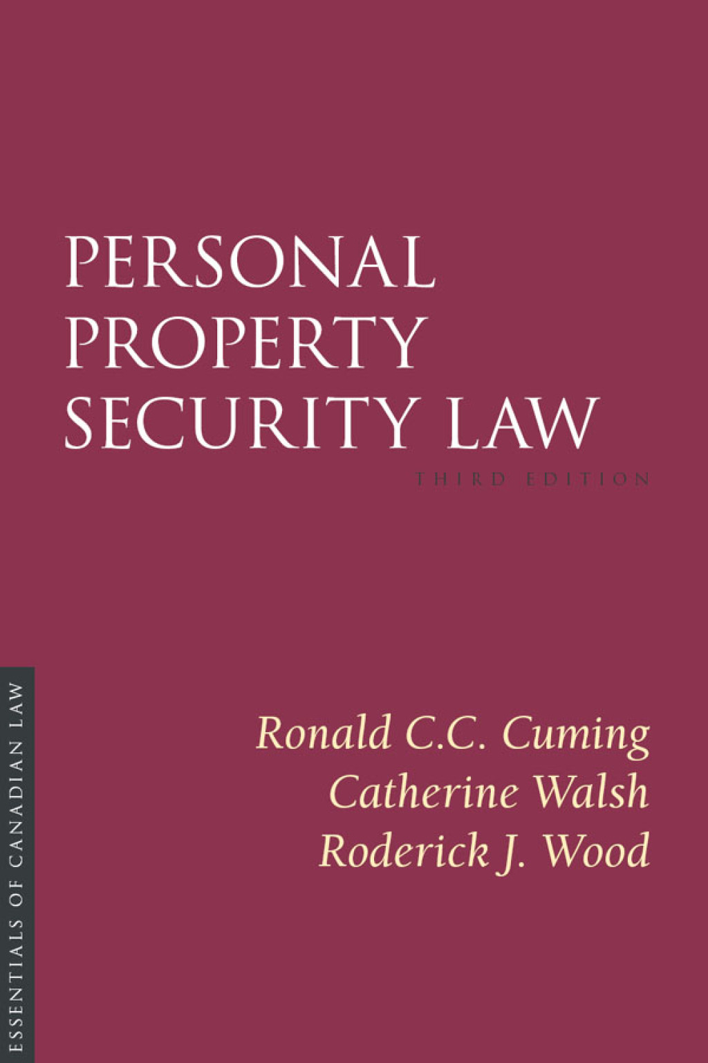 Personal Property Security Law, Third Edition 3rd Edition â€“ PDF/EPUB Version Downloadable