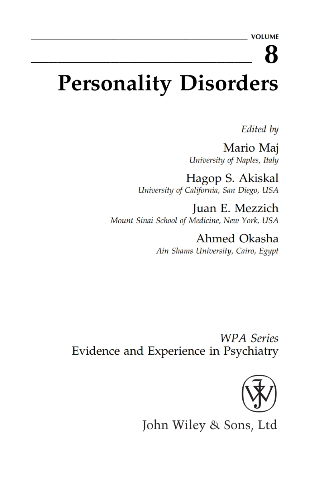 Personality Disorders 1st Edition â€“ PDF/EPUB Version Downloadable