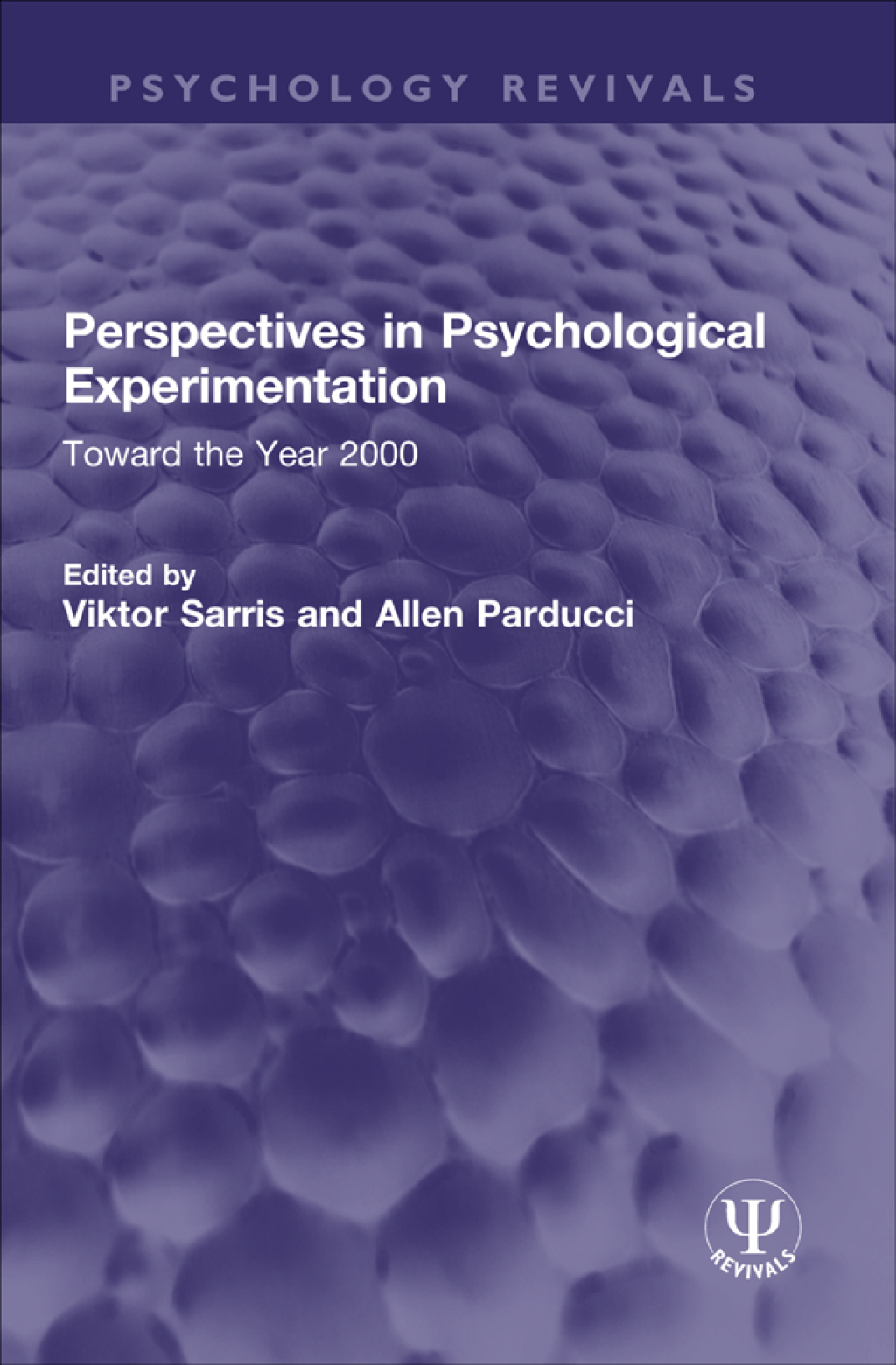 Perspectives in Psychological Experimentation Toward the Year 2000 1st Edition â€“ PDF/EPUB Version Downloadable