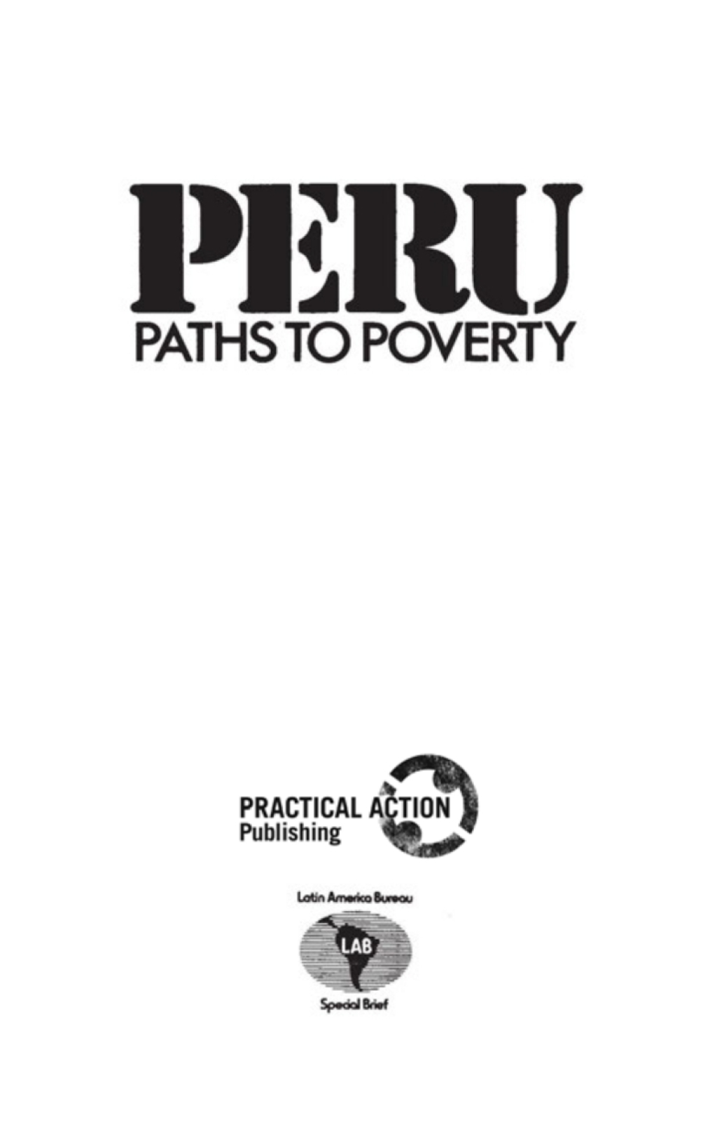 Peru: Paths to Poverty  â€“ PDF/EPUB Version Downloadable