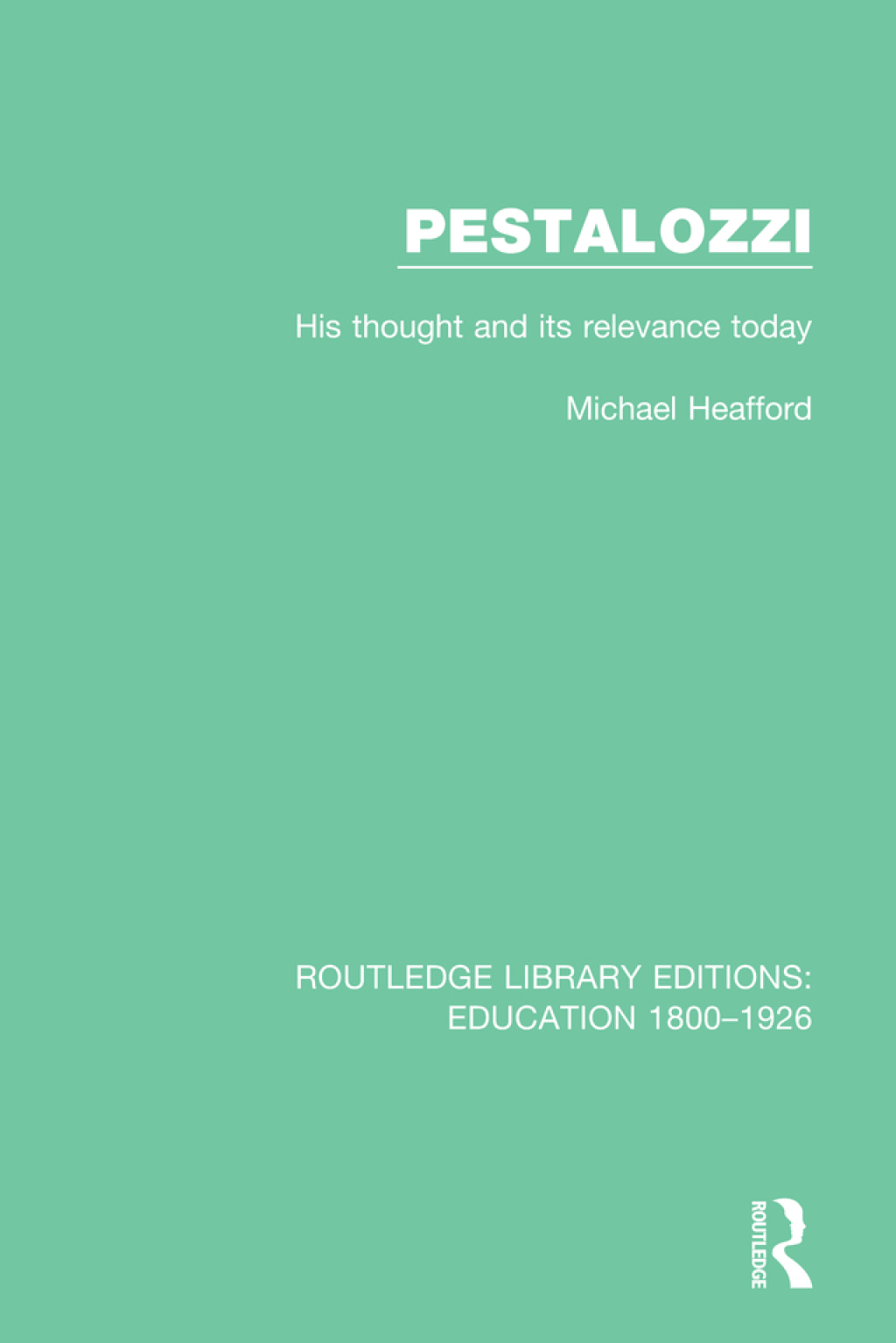 Pestalozzi His Thought and its Relevance Today 1st Edition â€“ PDF/EPUB Version Downloadable