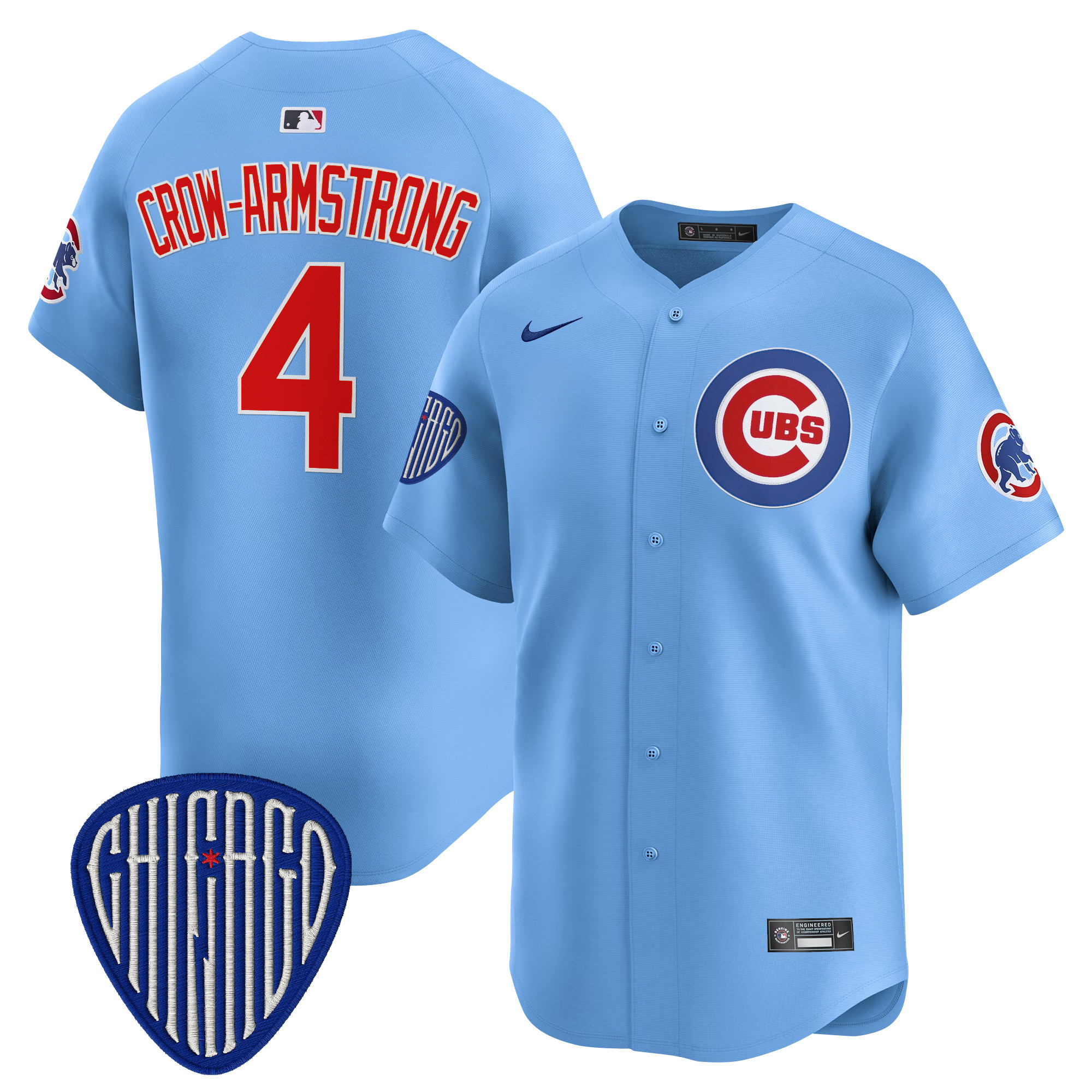Pete Crow-Armstrong Men's Chicago Cubs 2025 Vapor Premier Limited Blue Jersey - All Stitched