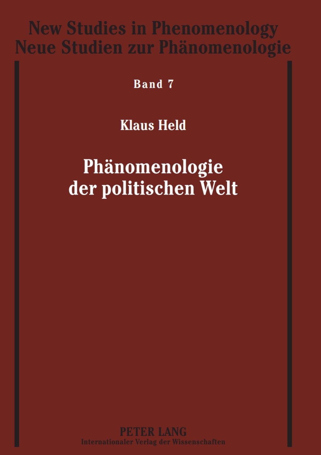 Phaenomenologie der politischen Welt 1st Edition â€“ PDF/EPUB Version Downloadable