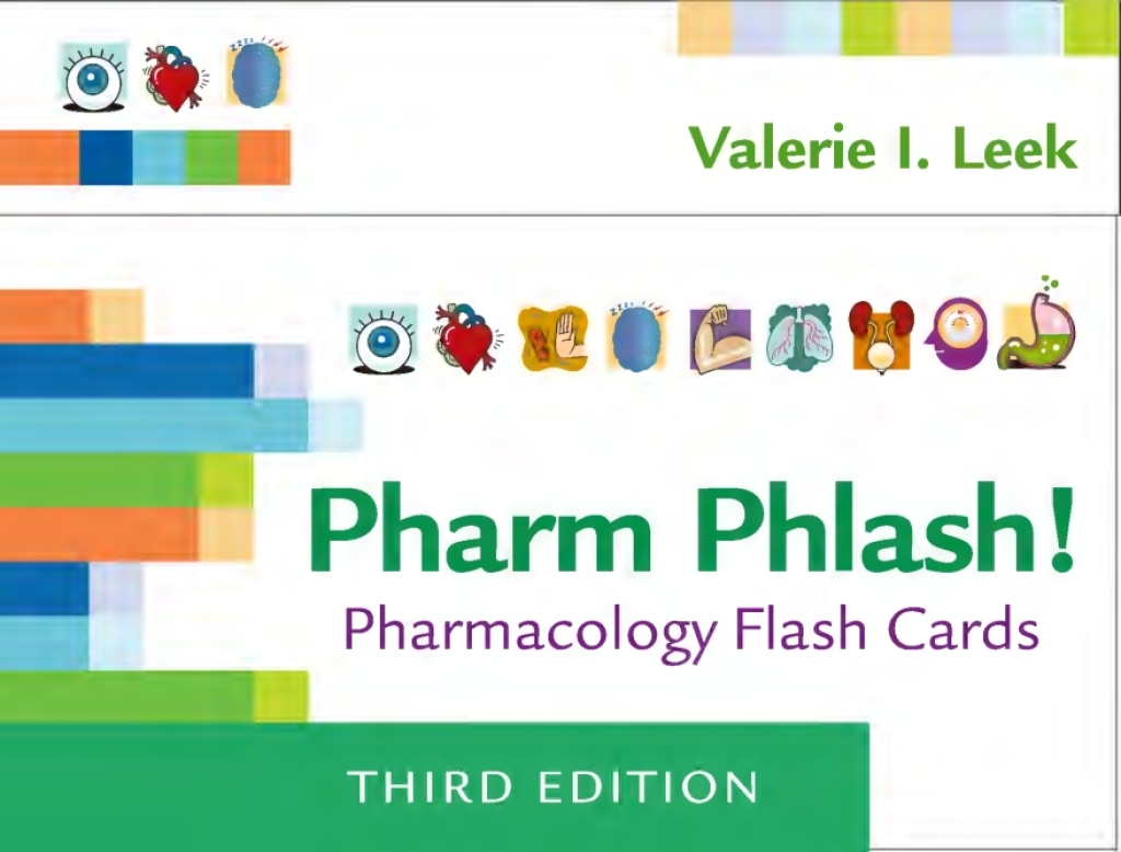 Pharm Phlash! Pharmacology Flash Cards 3rd Edition â€“ PDF/EPUB Version Downloadable