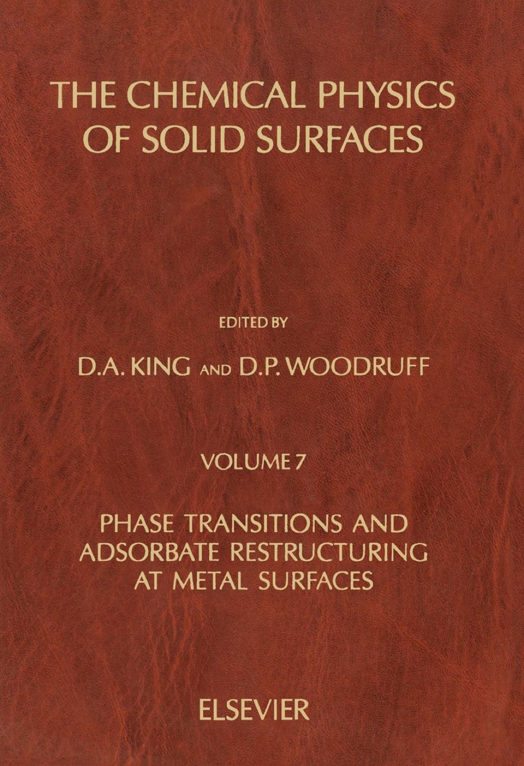 Phase Transitions and Adsorbate Restructuring at Metal Surface  â€“ PDF/EPUB Version Downloadable