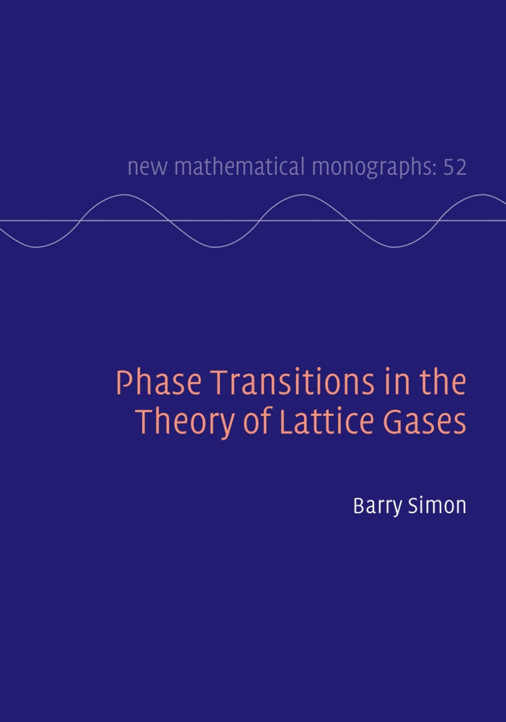 Phase Transitions in the Theory of Lattice Gases  â€“ PDF/EPUB Version Downloadable