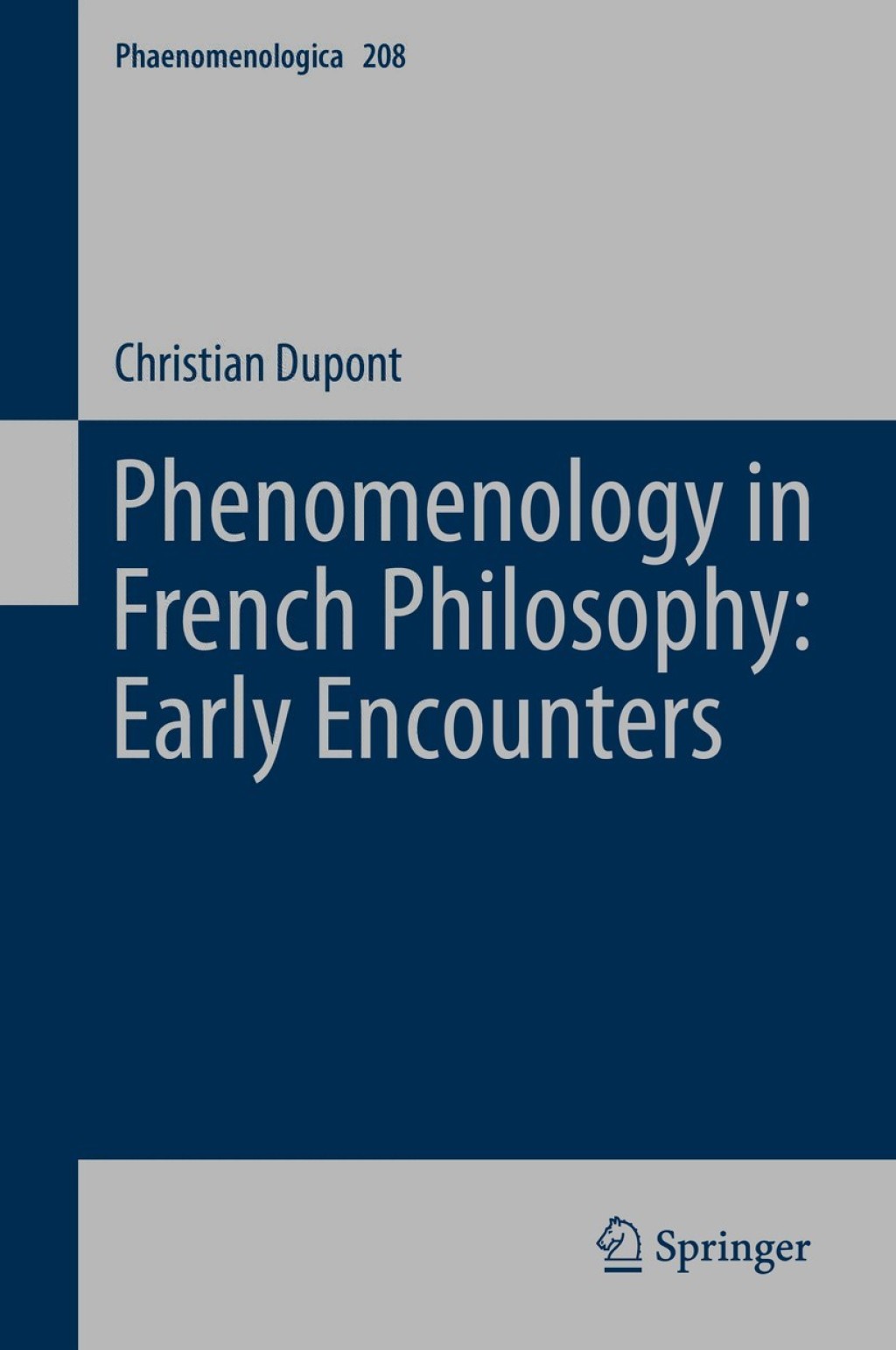 Phenomenology in French Philosophy: Early Encounters  â€“ PDF/EPUB Version Downloadable