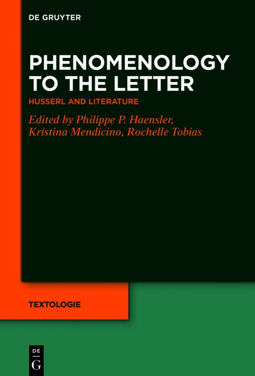 Phenomenology to the Letter Husserl and Literature 1st Edition â€“ PDF/EPUB Version Downloadable