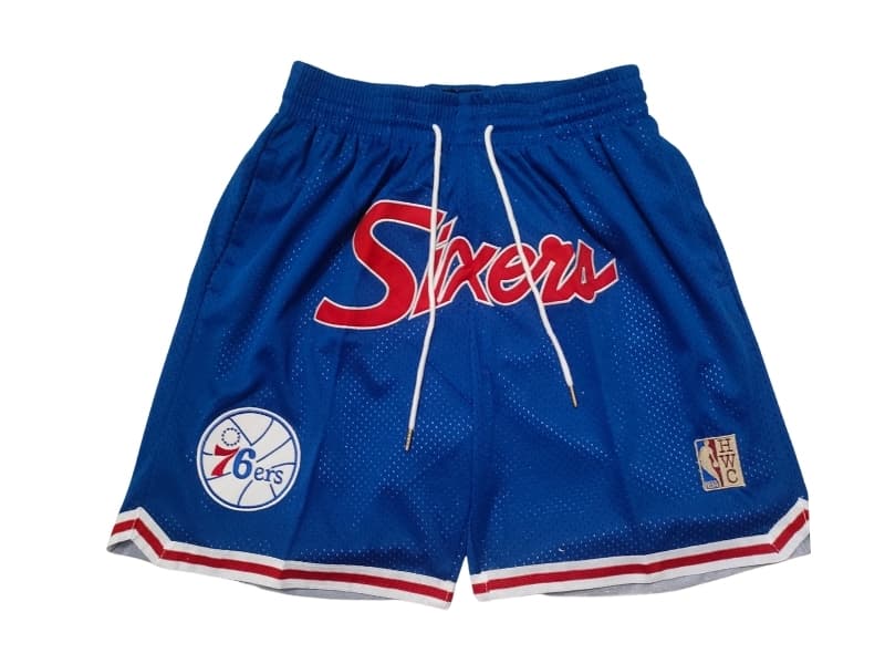 Philadelphia 76ers Practice Shorts - Basketball Shorts Store