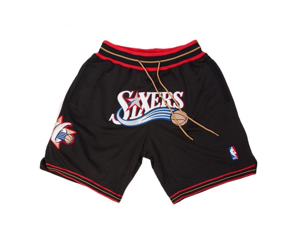 Philadelphia 76ers Shorts Back - Basketball Shorts Store