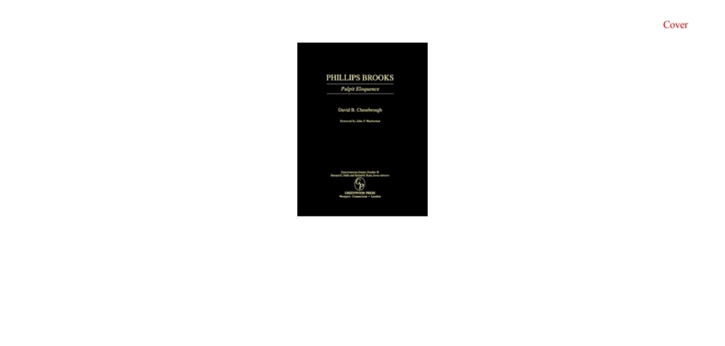 Phillips Brooks Pulpit Eloquence 1st Edition â€“ PDF/EPUB Version Downloadable