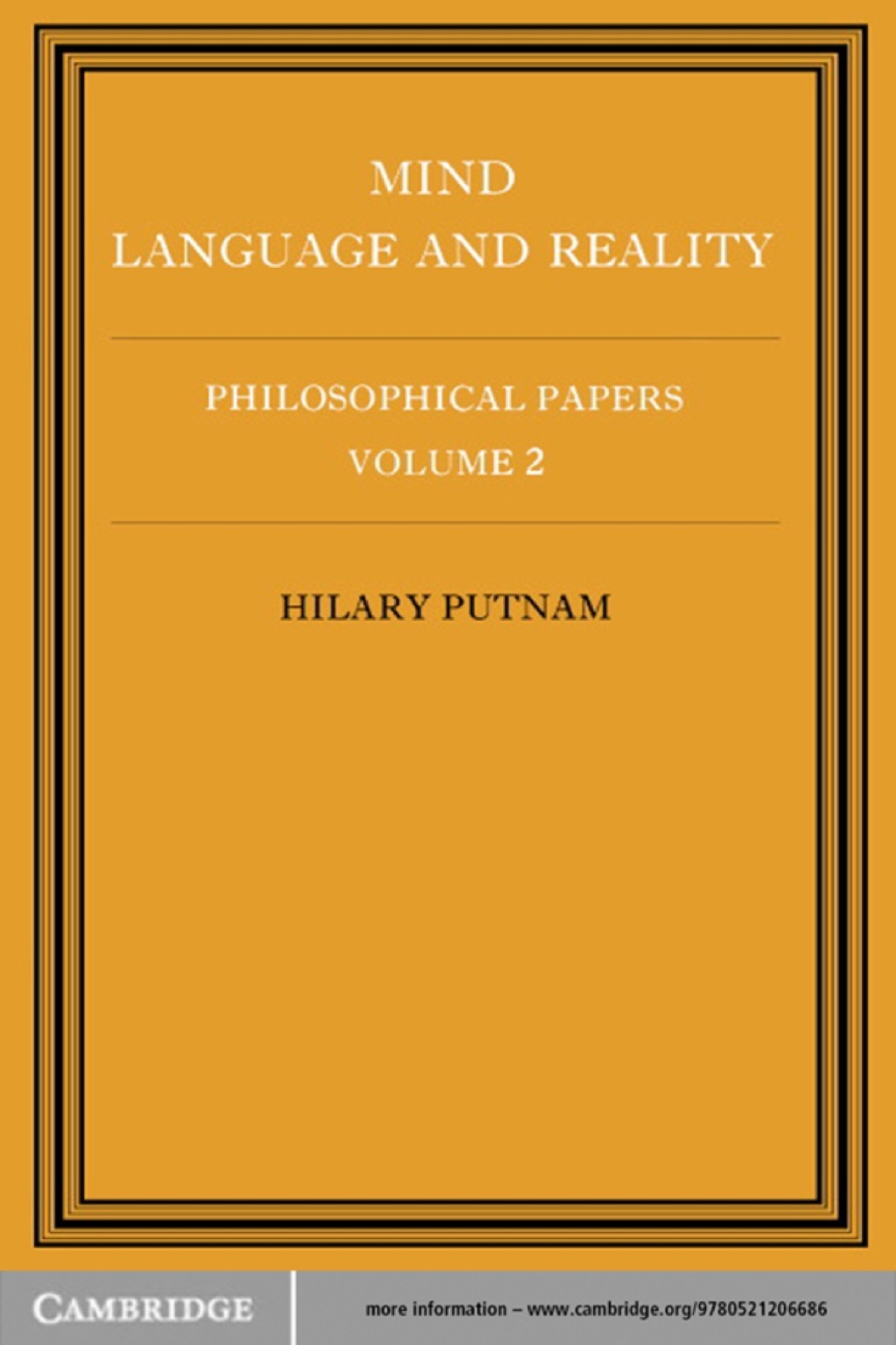 Philosophical Papers: Volume 2, Mind, Language and Reality 1st Edition â€“ PDF/EPUB Version Downloadable