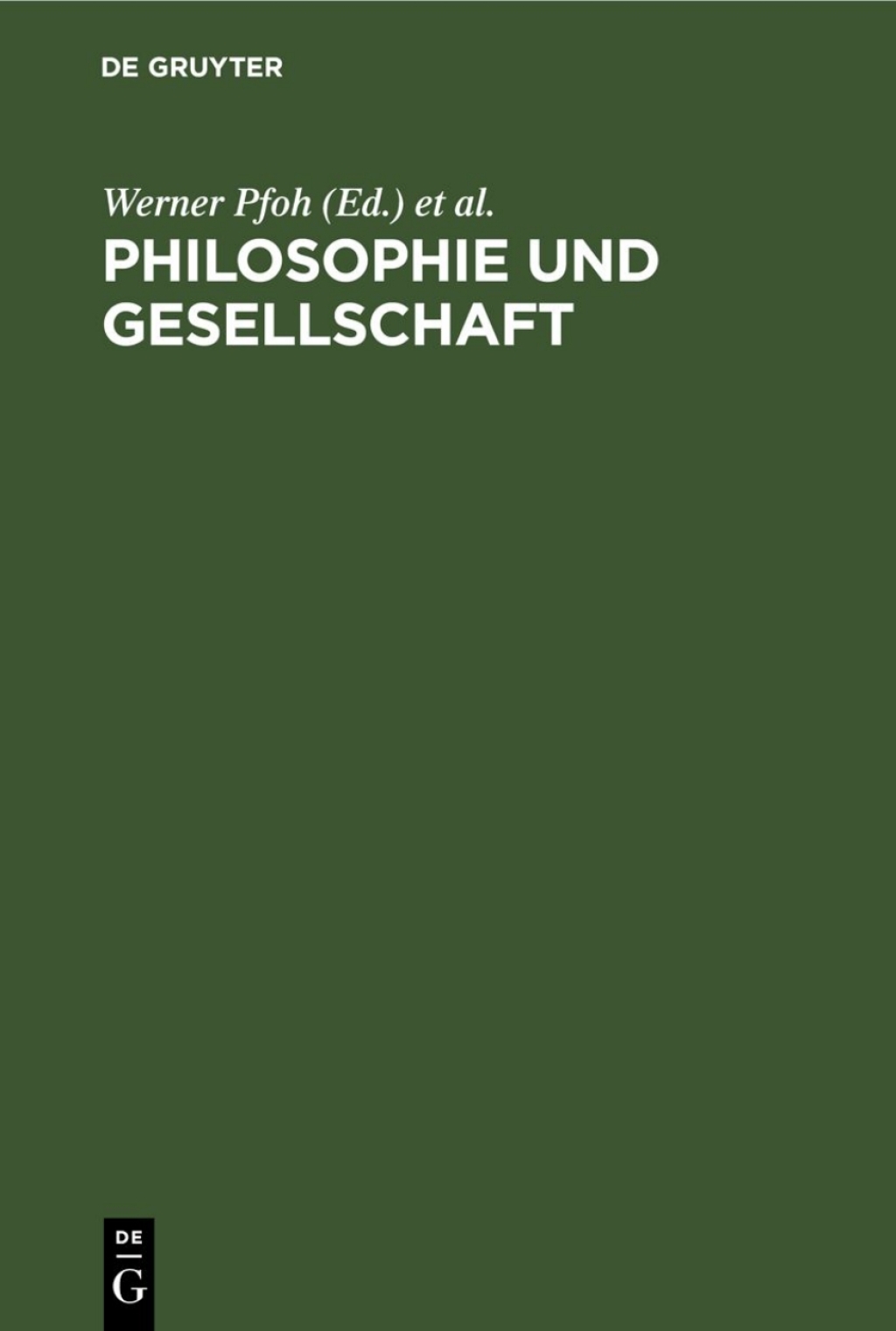 Philosophie und Gesellschaft BeitrÃ¤ge zum Studium der marxistischen Philosophie 1st Edition â€“ PDF/EPUB Version Downloadable