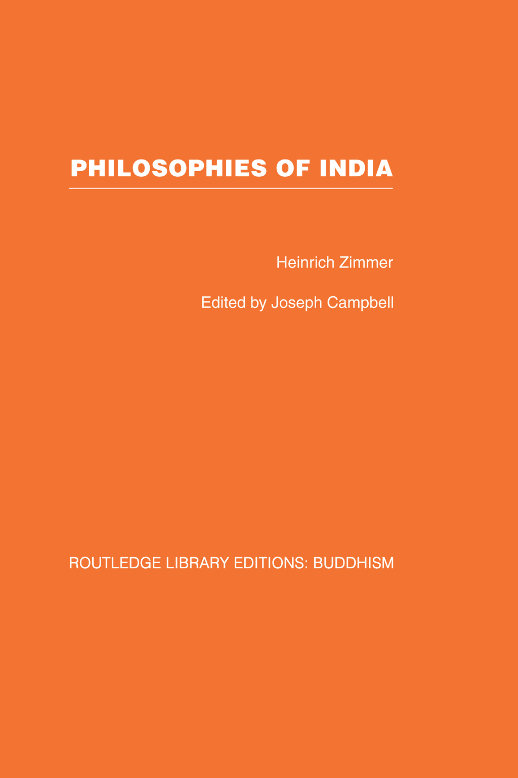 Philosophies of India 1st Edition â€“ PDF/EPUB Version Downloadable