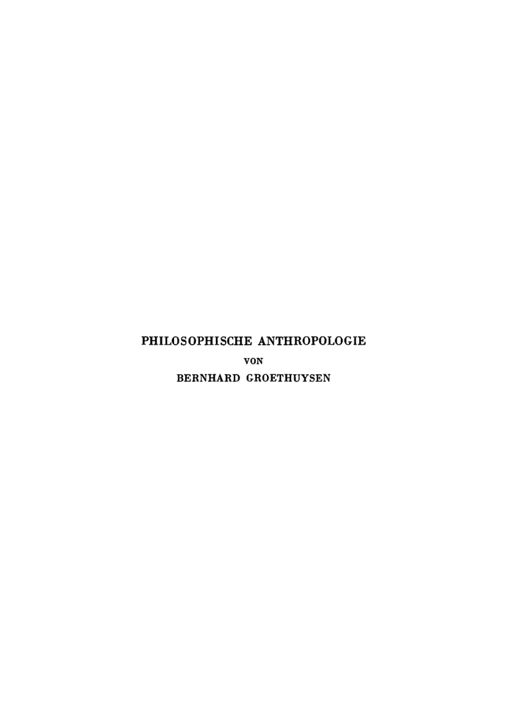 Philosophische Anthropologie 1st Edition â€“ PDF/EPUB Version Downloadable