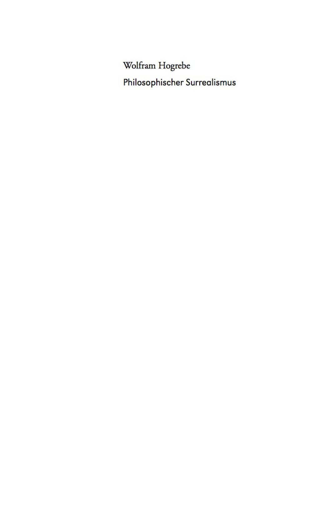 Philosophischer Surrealismus 1st Edition â€“ PDF/EPUB Version Downloadable