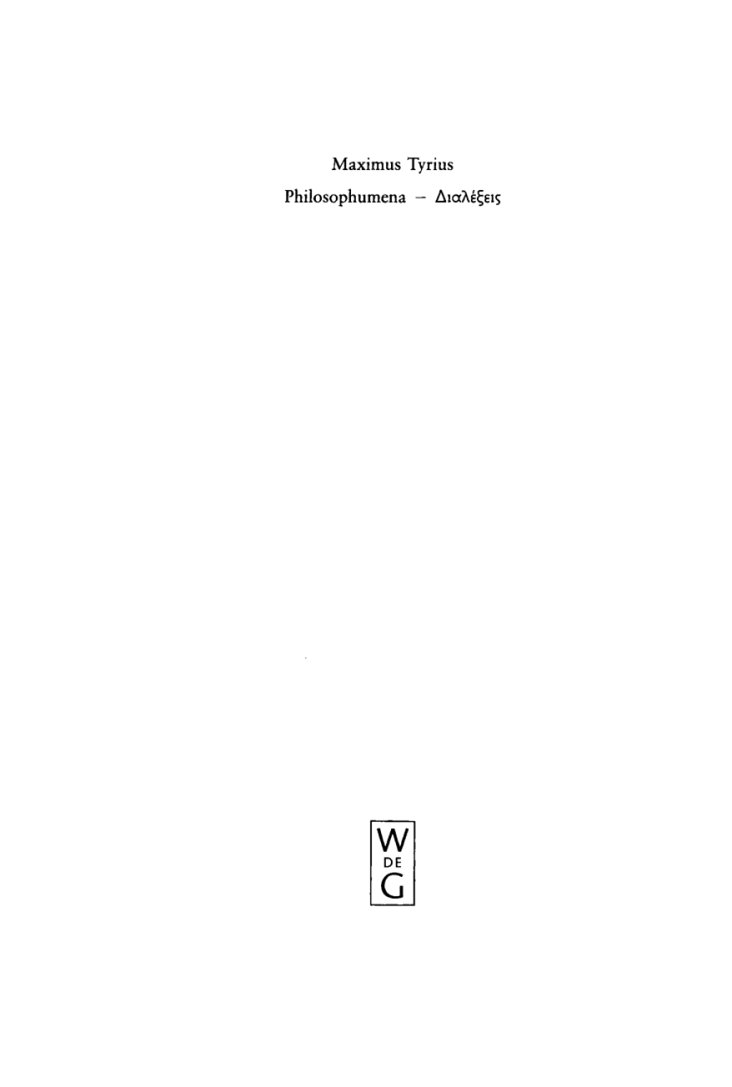 Philosophumena Dialexeis 1st Edition â€“ PDF/EPUB Version Downloadable