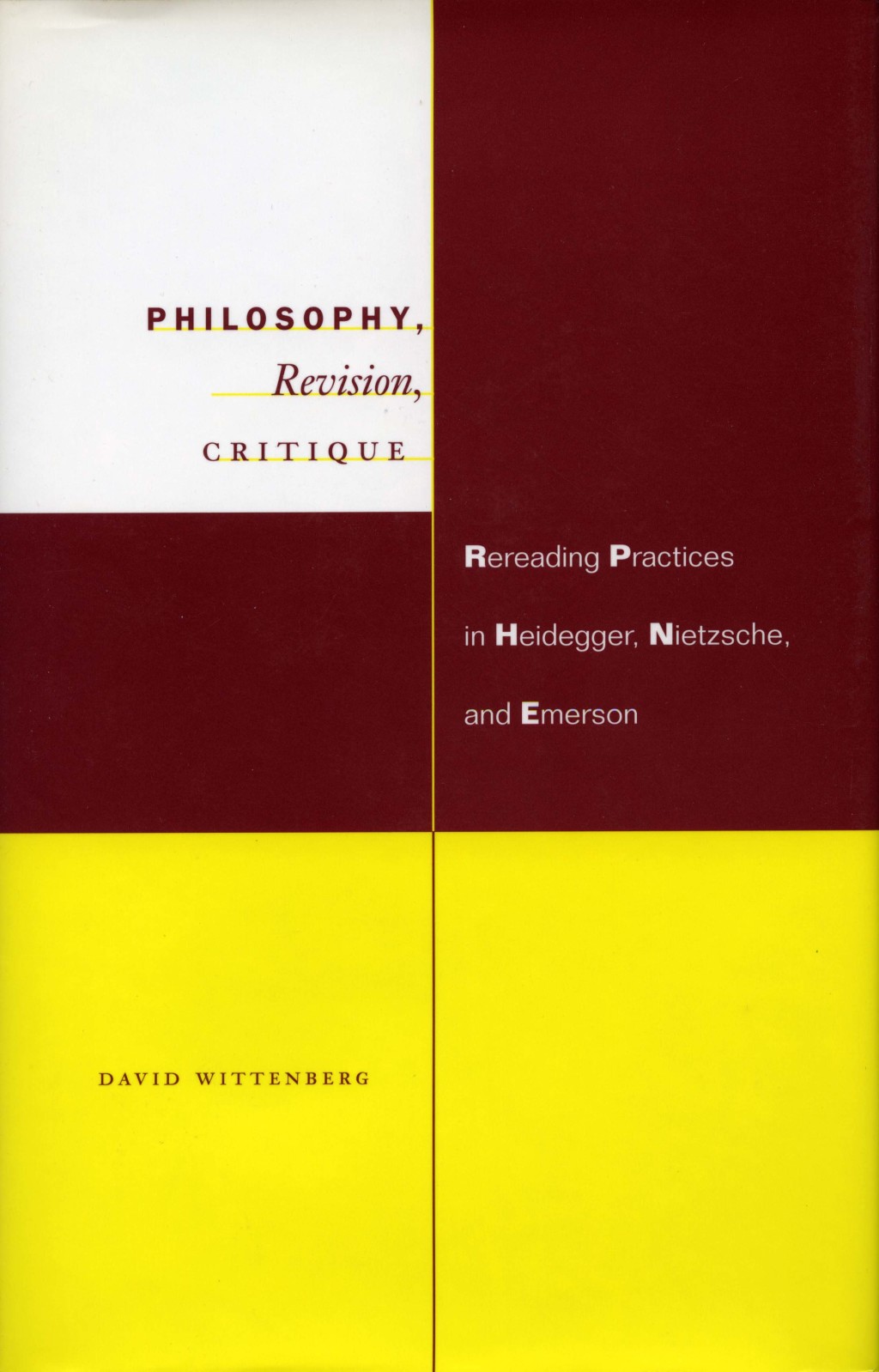 Philosophy, Revision, Critique Rereading Practices in Heidegger, Nietzsche, and Emerson 1st Edition â€“ PDF/EPUB Version Downloadable