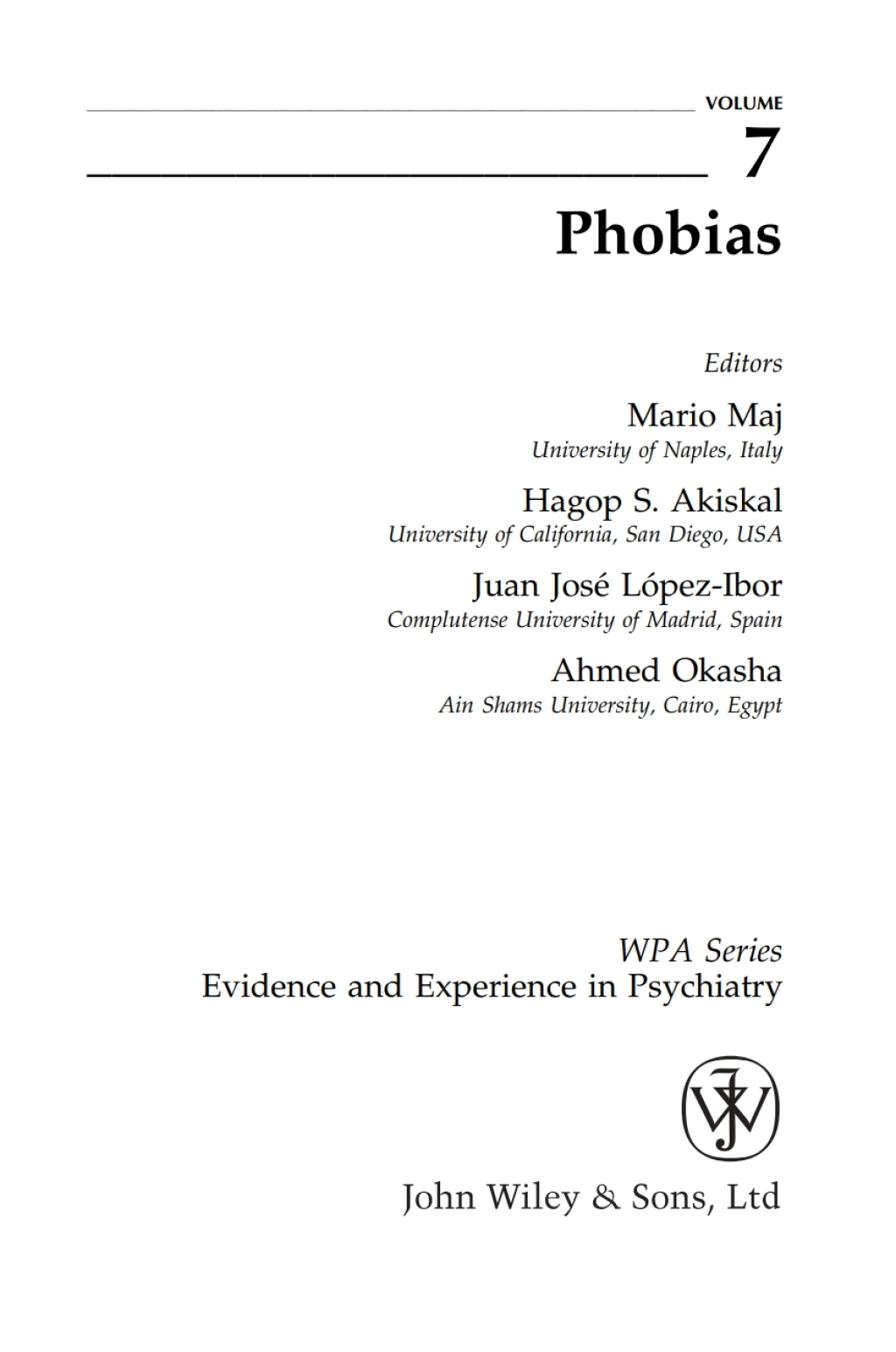 Phobias 1st Edition â€“ PDF/EPUB Version Downloadable
