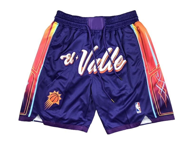 Phoenix Suns 2023-24 City Edition Purple Shorts - Basketball Shorts Store