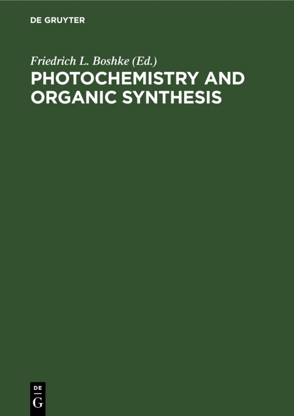 Photochemistry and Organic Synthesis 1st Edition â€“ PDF/EPUB Version Downloadable