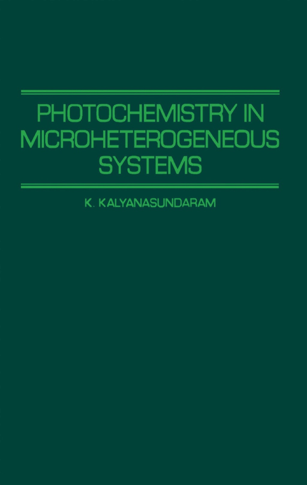 Photochemistry in Microheterogeneous Systems  â€“ PDF/EPUB Version Downloadable