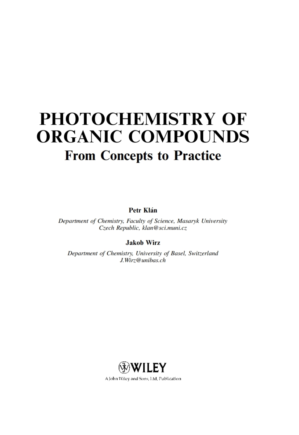Photochemistry of Organic Compounds From Concepts to Practice 1st Edition â€“ PDF/EPUB Version Downloadable