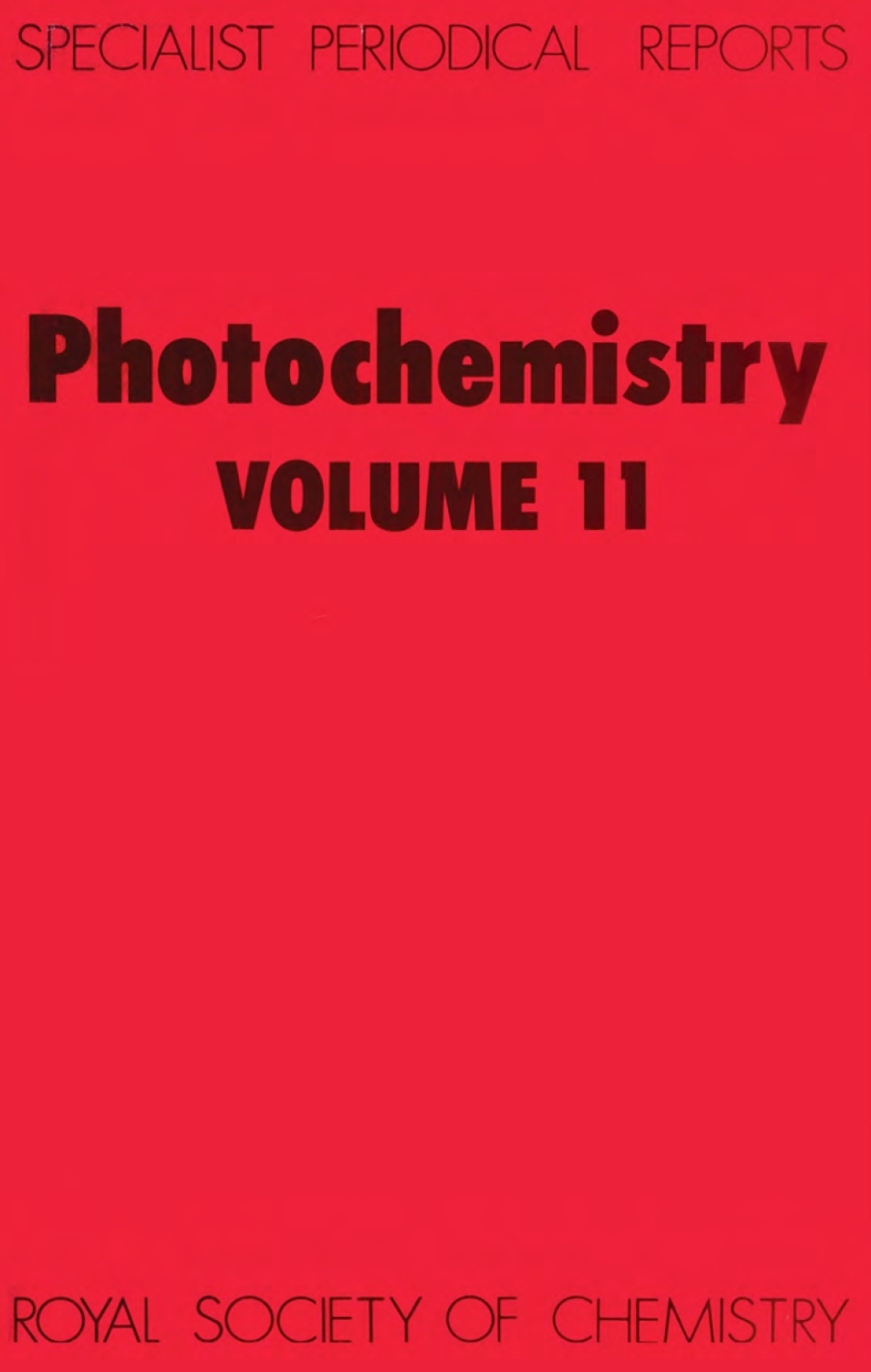 Photochemistry Volume 11 1st Edition â€“ PDF/EPUB Version Downloadable