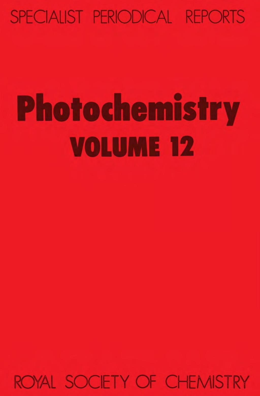 Photochemistry Volume 12 1st Edition â€“ PDF/EPUB Version Downloadable