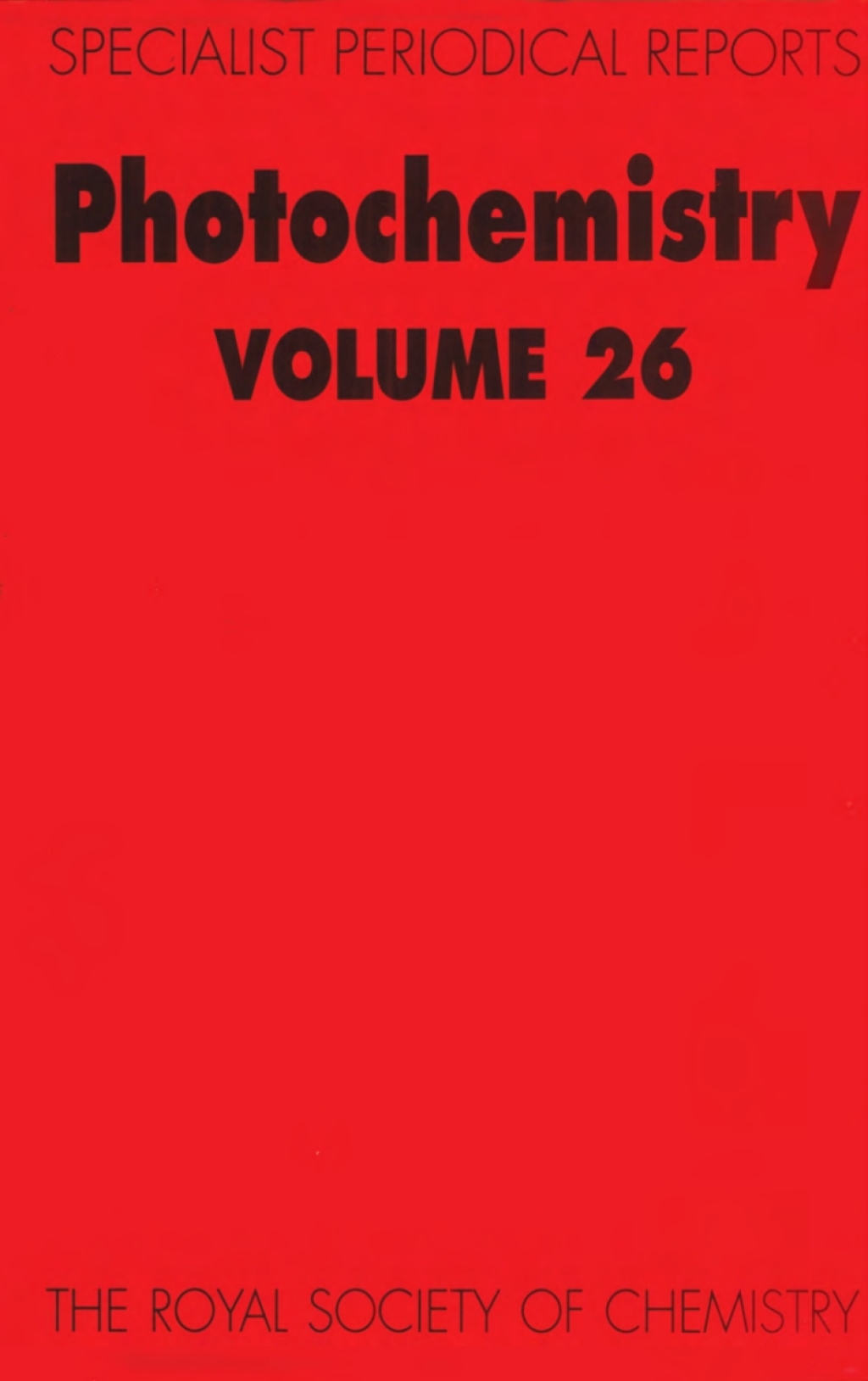 Photochemistry Volume 26 1st Edition â€“ PDF/EPUB Version Downloadable