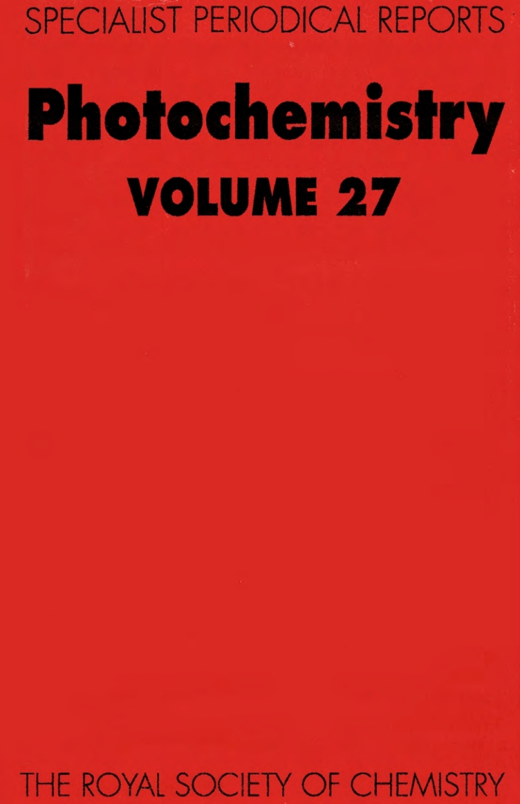 Photochemistry Volume 27 1st Edition â€“ PDF/EPUB Version Downloadable