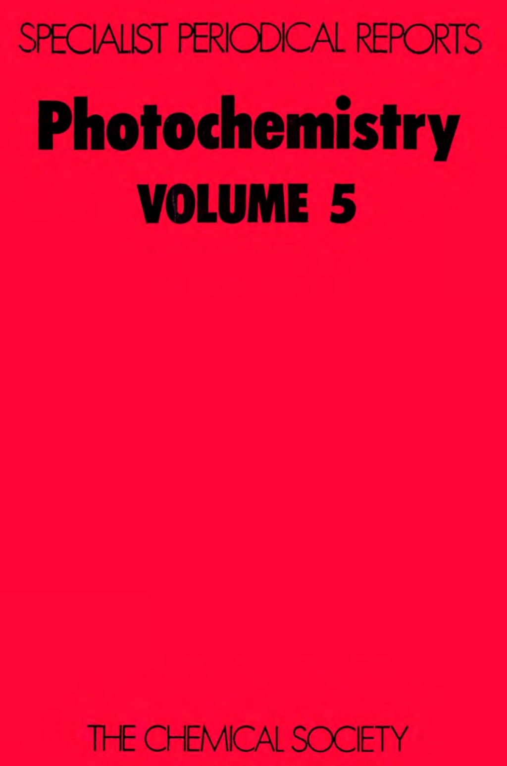 Photochemistry Volume 5 1st Edition â€“ PDF/EPUB Version Downloadable
