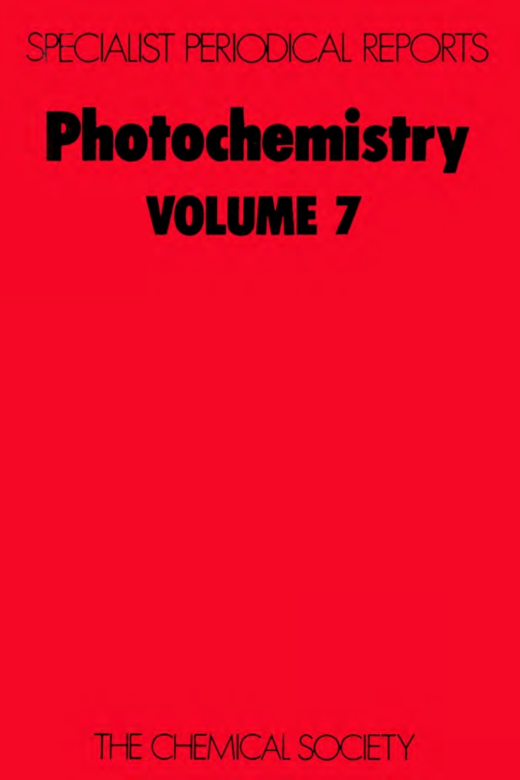 Photochemistry Volume 7 1st Edition â€“ PDF/EPUB Version Downloadable