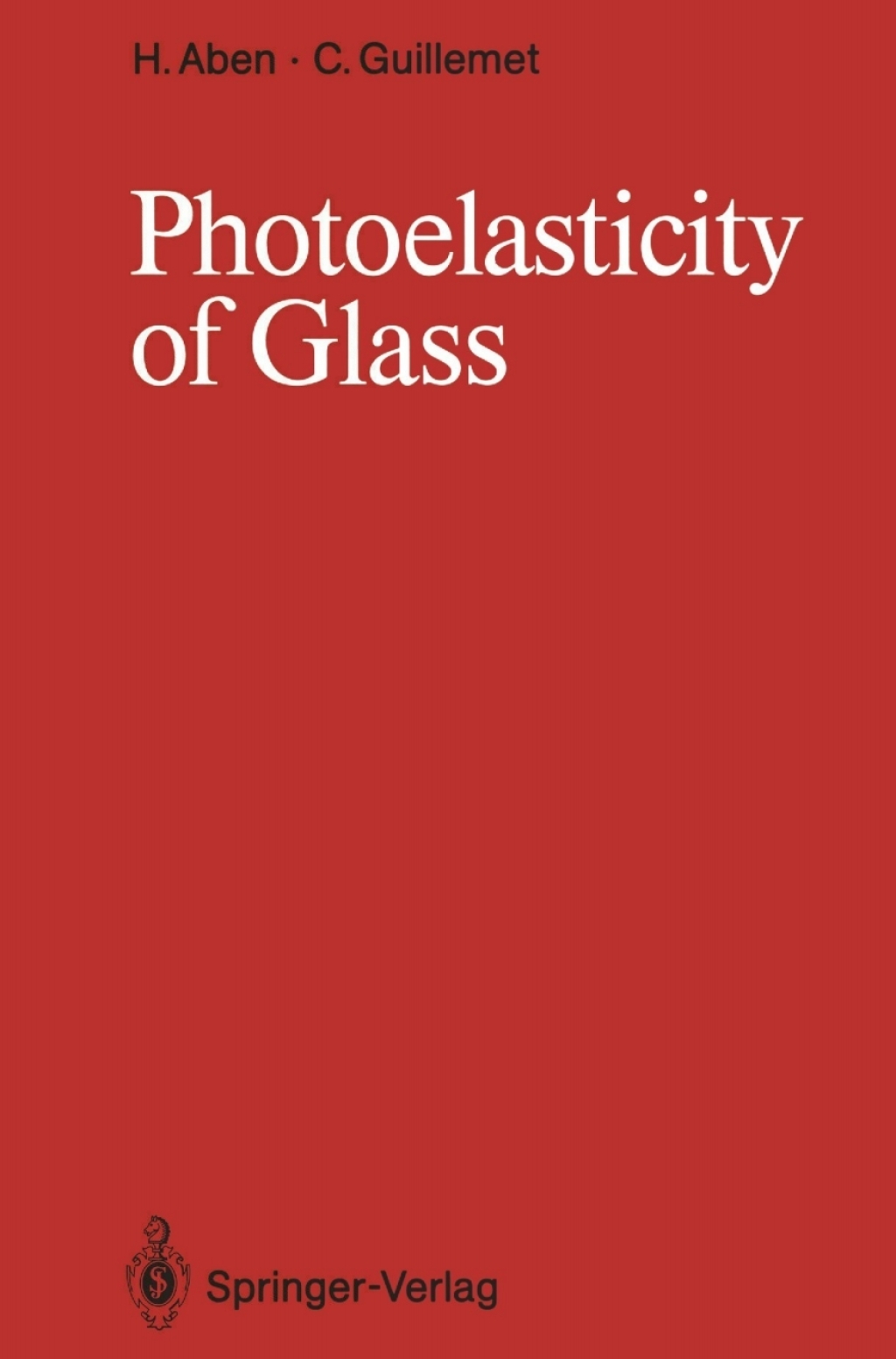 Photoelasticity of Glass  â€“ PDF/EPUB Version Downloadable