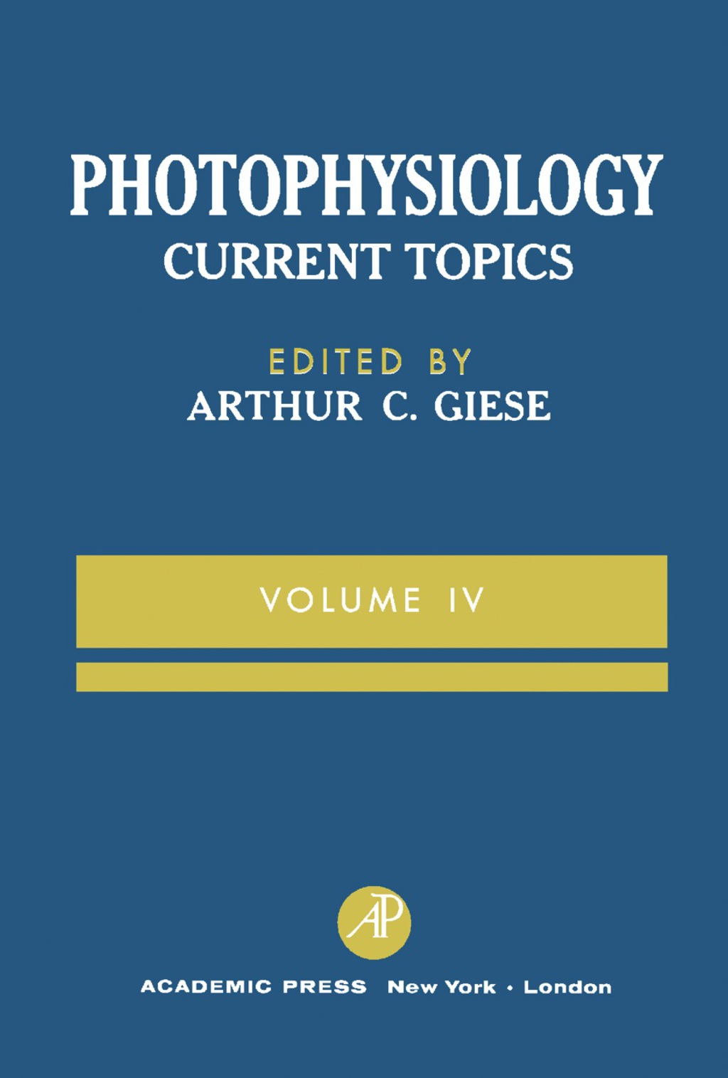 Photophysiology Current Topics  â€“ PDF/EPUB Version Downloadable