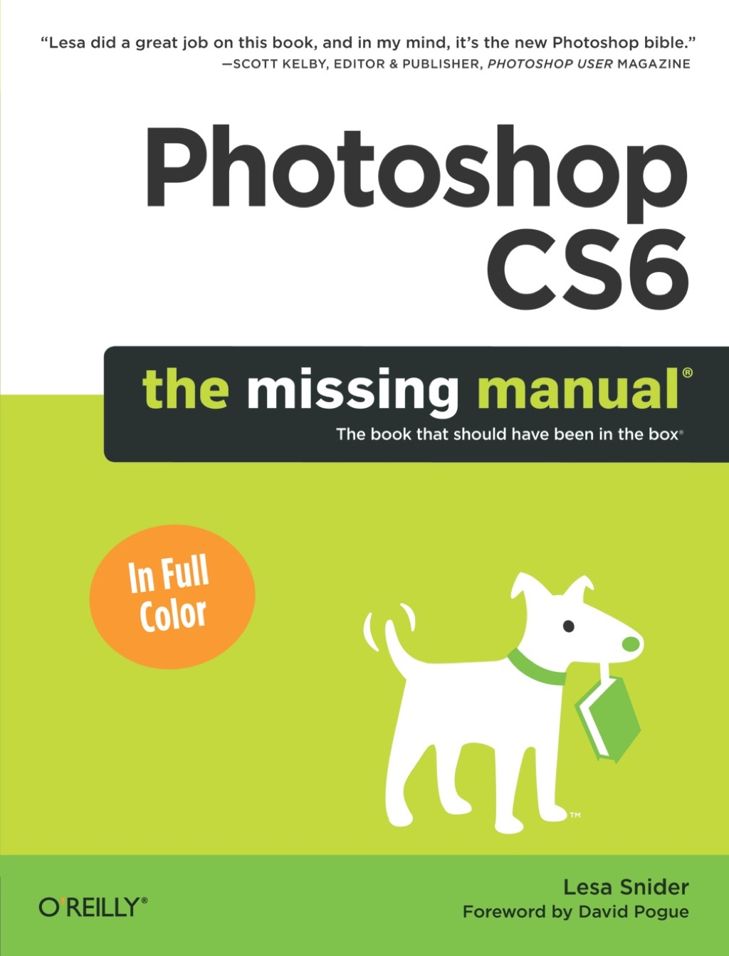 Photoshop CS6: The Missing Manual 1st Edition â€“ PDF/EPUB Version Downloadable