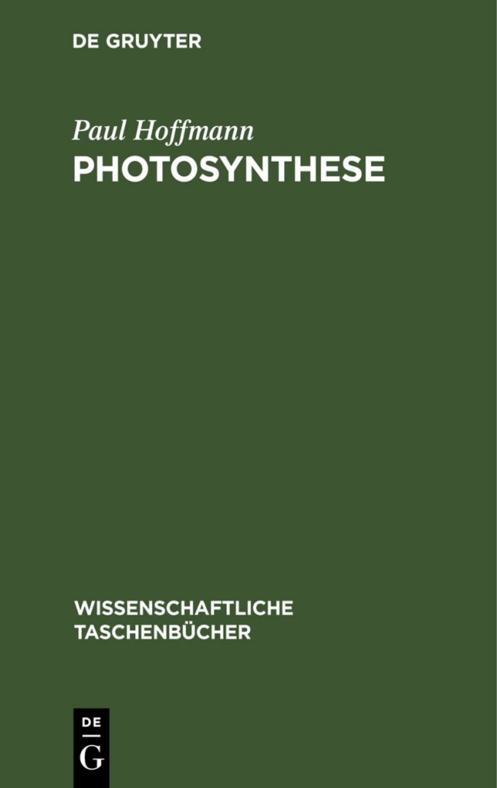 Photosynthese 1st Edition â€“ PDF/EPUB Version Downloadable