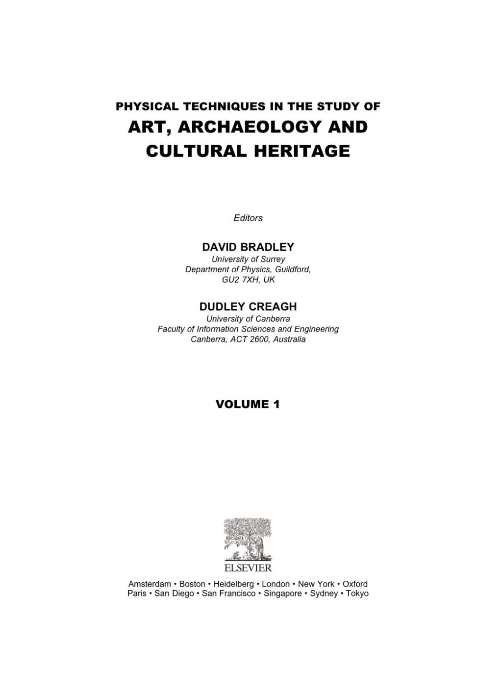 Physical Techniques in the Study of Art, Archaeology and Cultural Heritage – PDF/EPUB Version Downloadable