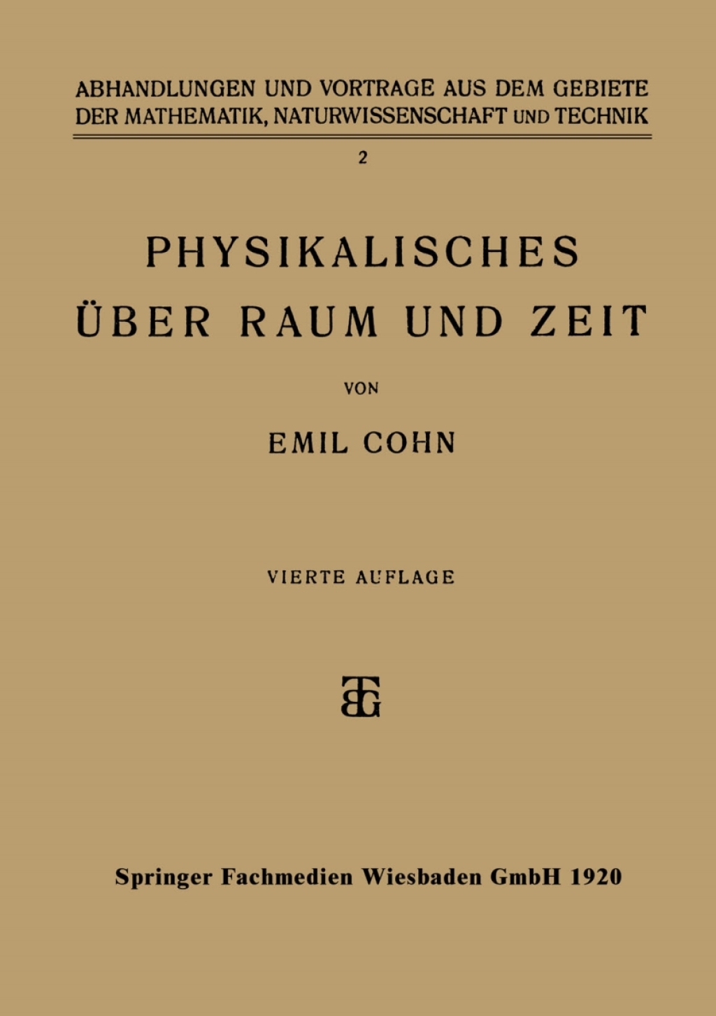 Physikalisches Ã¼ber Raum und Zeit 4th Edition â€“ PDF/EPUB Version Downloadable