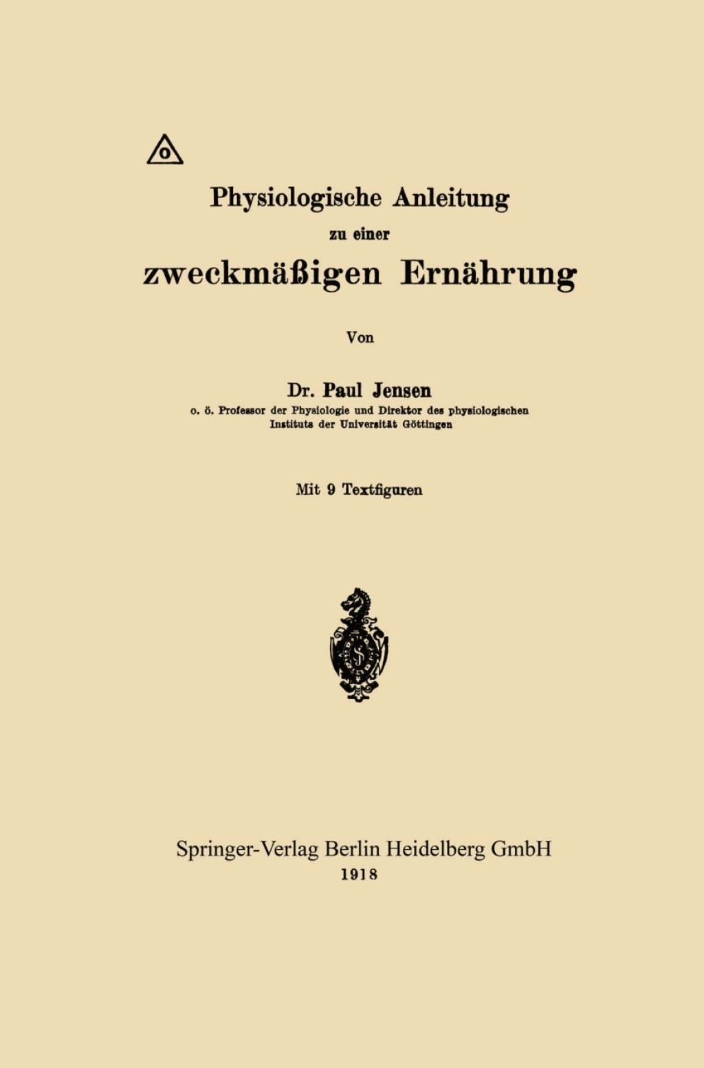 Physiologische Anleitung zu einer zweckmÃ¤ÃŸigen ErnÃ¤hrung  â€“ PDF/EPUB Version Downloadable