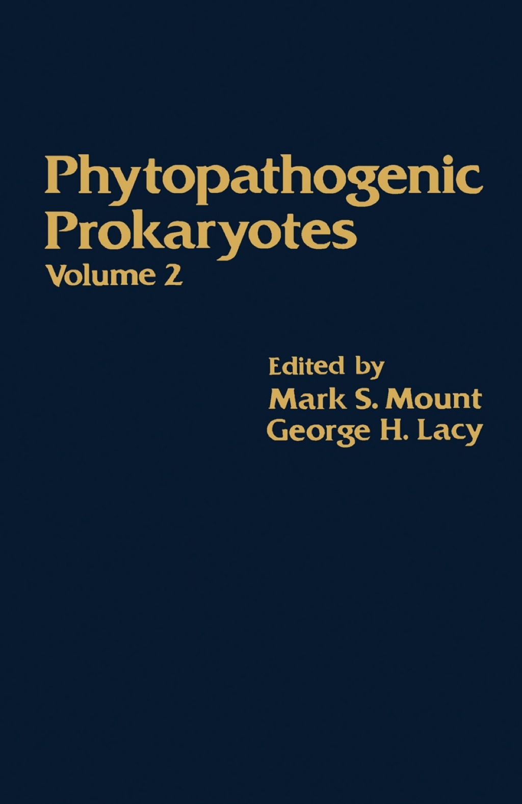 Phytopathogenic Prokaryotes V2 1st Edition â€“ PDF/EPUB Version Downloadable