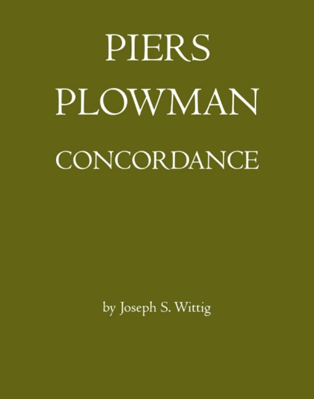 Piers Plowman Concordance 1st Edition â€“ PDF/EPUB Version Downloadable