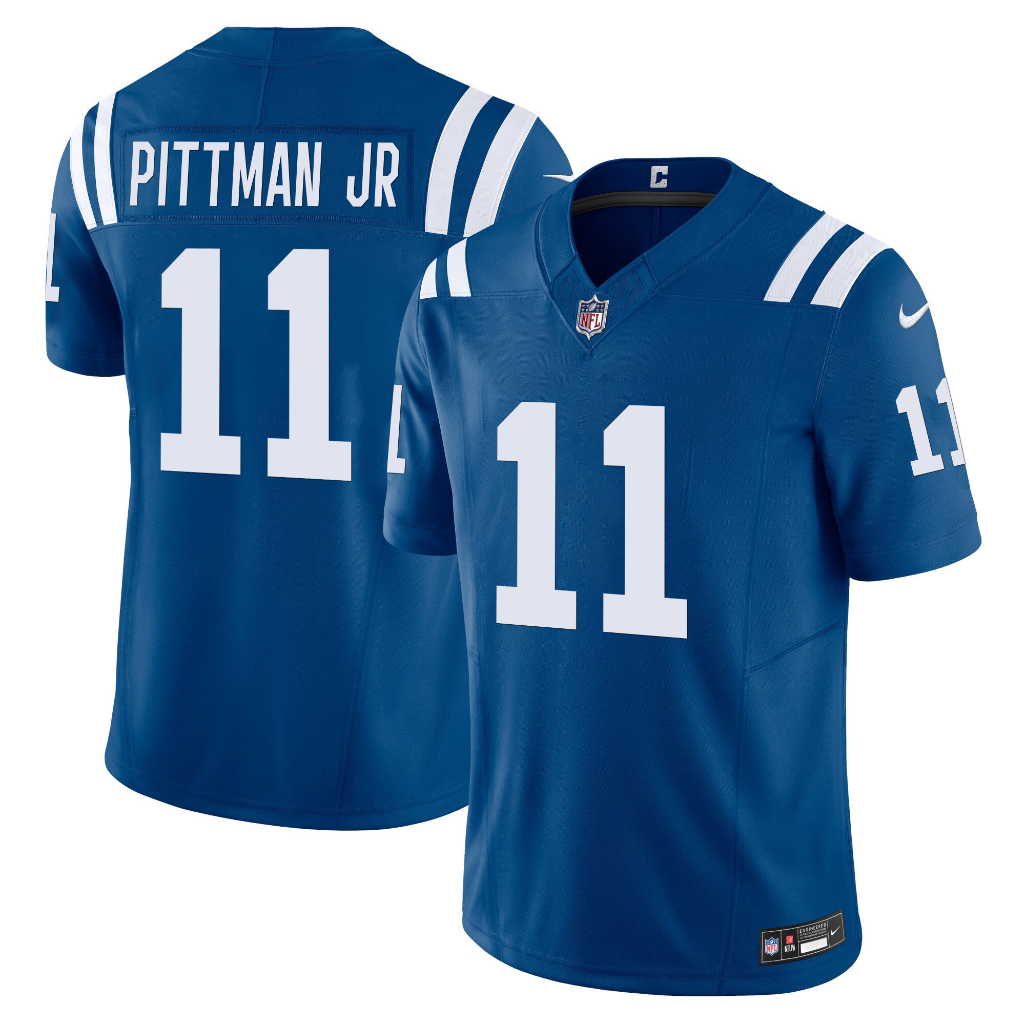 Pittman Jr. Men's Indianapolis Colts Vapor Limited Royal Jersey - All Stitched