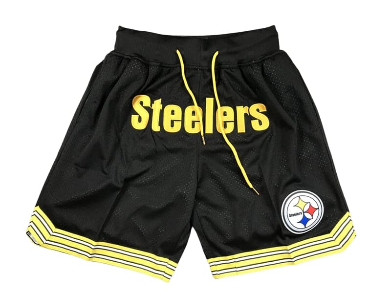Pittsburgh Steelers Black Championship Shorts