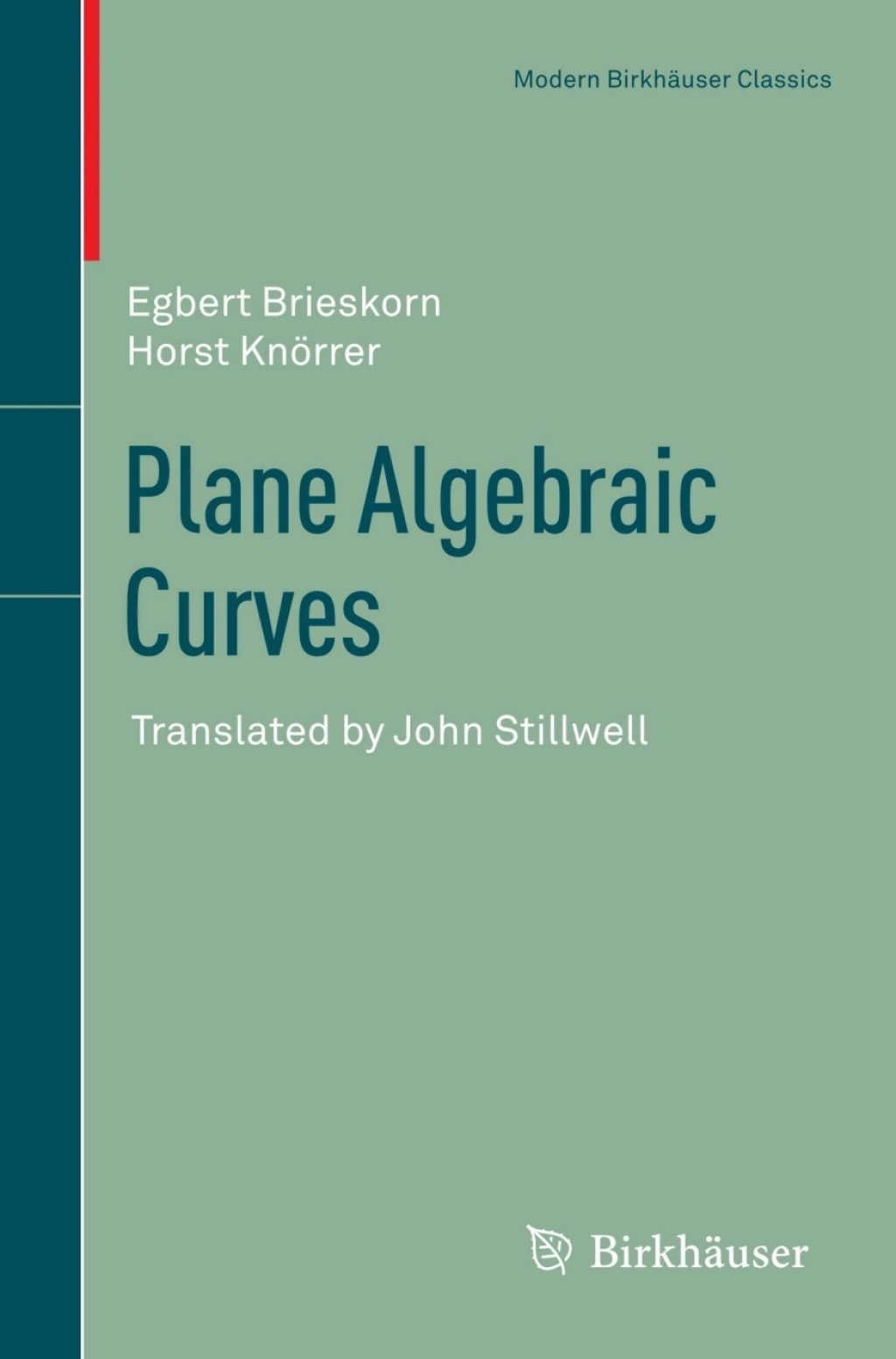 Plane Algebraic Curves Translated by John Stillwell  â€“ PDF/EPUB Version Downloadable