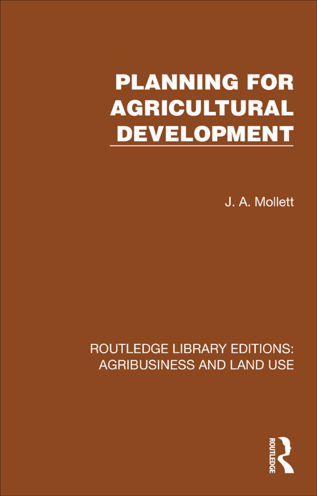 Planning for Agricultural Development 1st Edition â€“ PDF/EPUB Version Downloadable