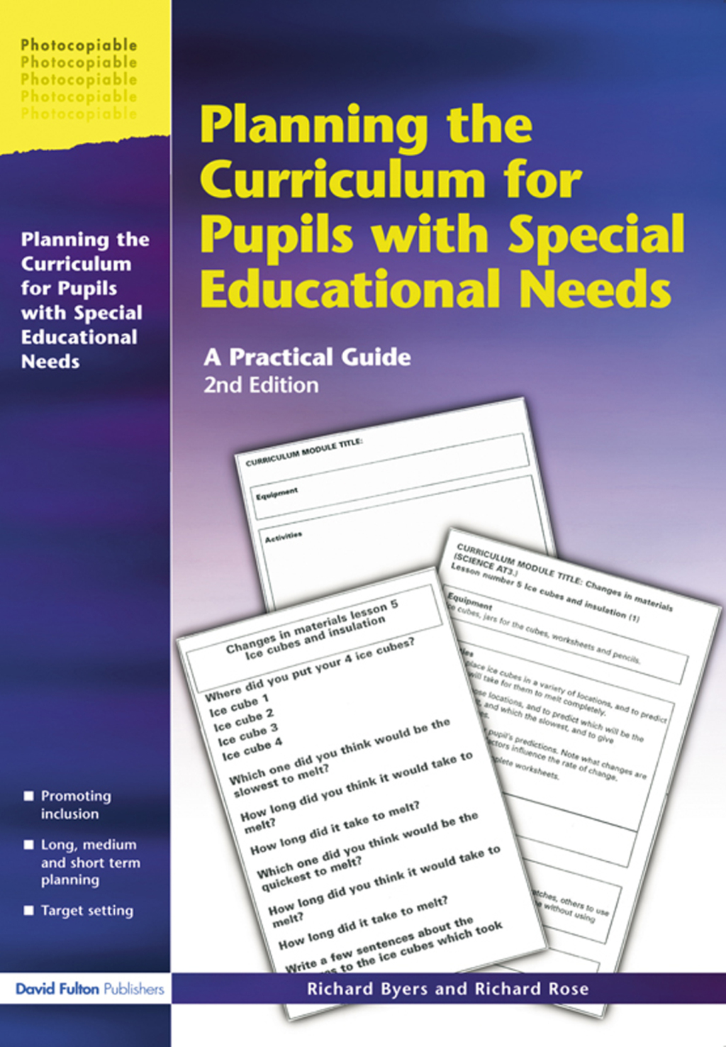 Planning the Curriculum for Pupils with Special Educational Needs A Practical Guide 2nd Edition â€“ PDF/EPUB Version Downloadable