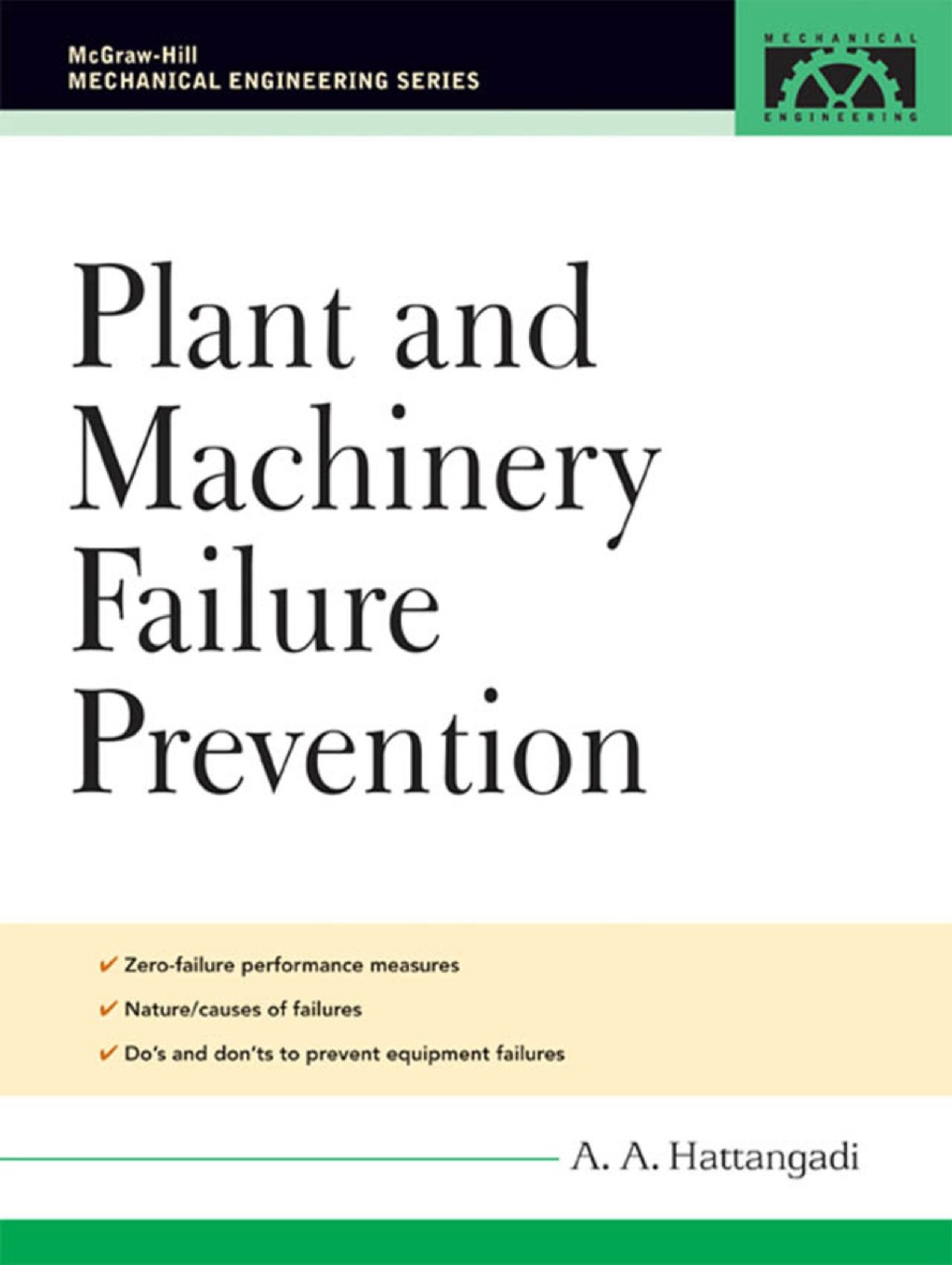 Plant and Machinery Failure Prevention 1st Edition â€“ PDF/EPUB Version Downloadable