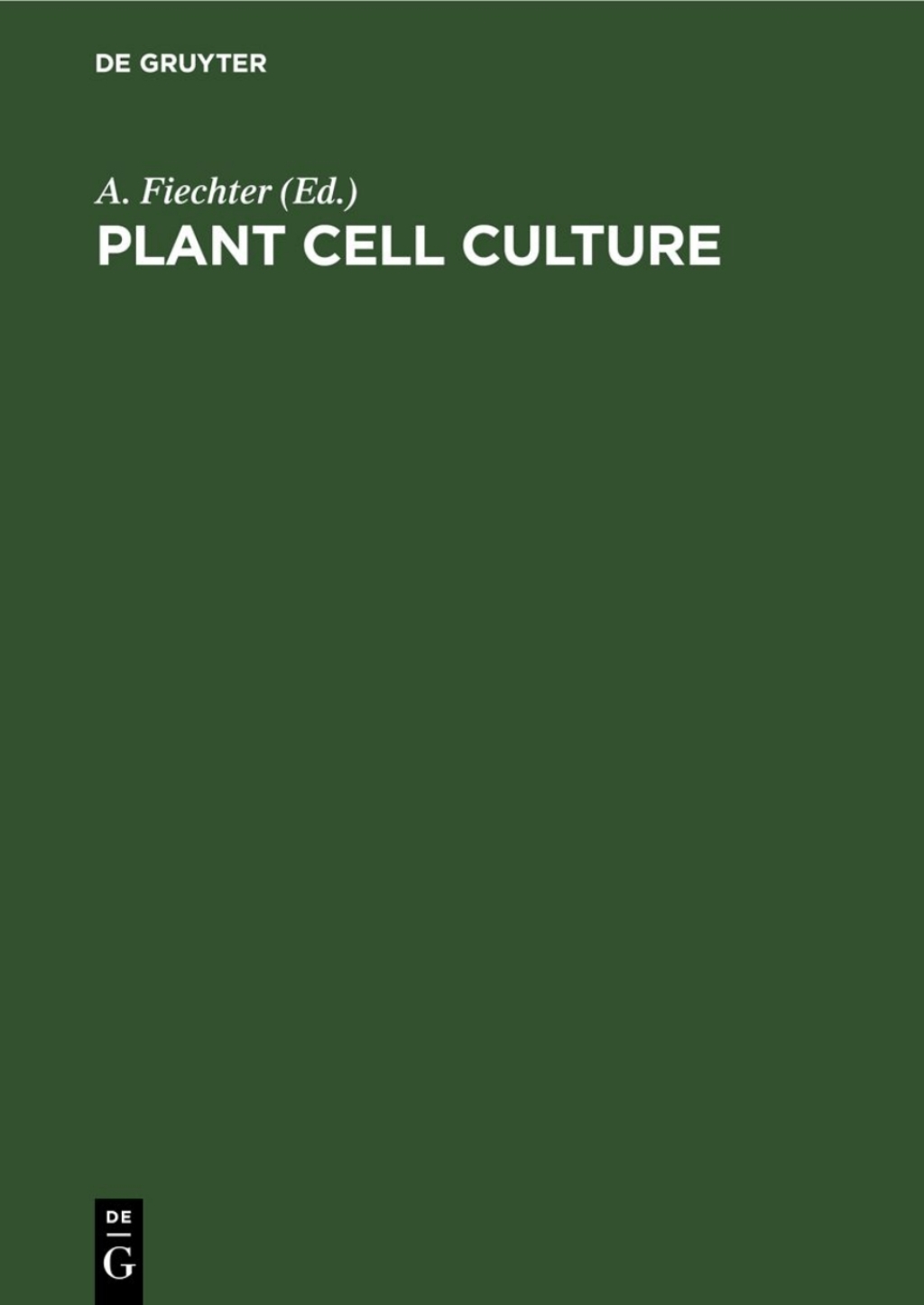 Plant Cell Culture 1st Edition â€“ PDF/EPUB Version Downloadable