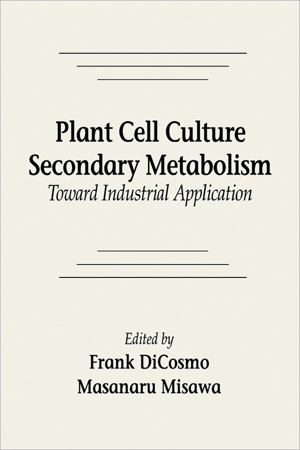 Plant Cell Culture Secondary MetabolismToward Industrial Application 1st Edition â€“ PDF/EPUB Version Downloadable